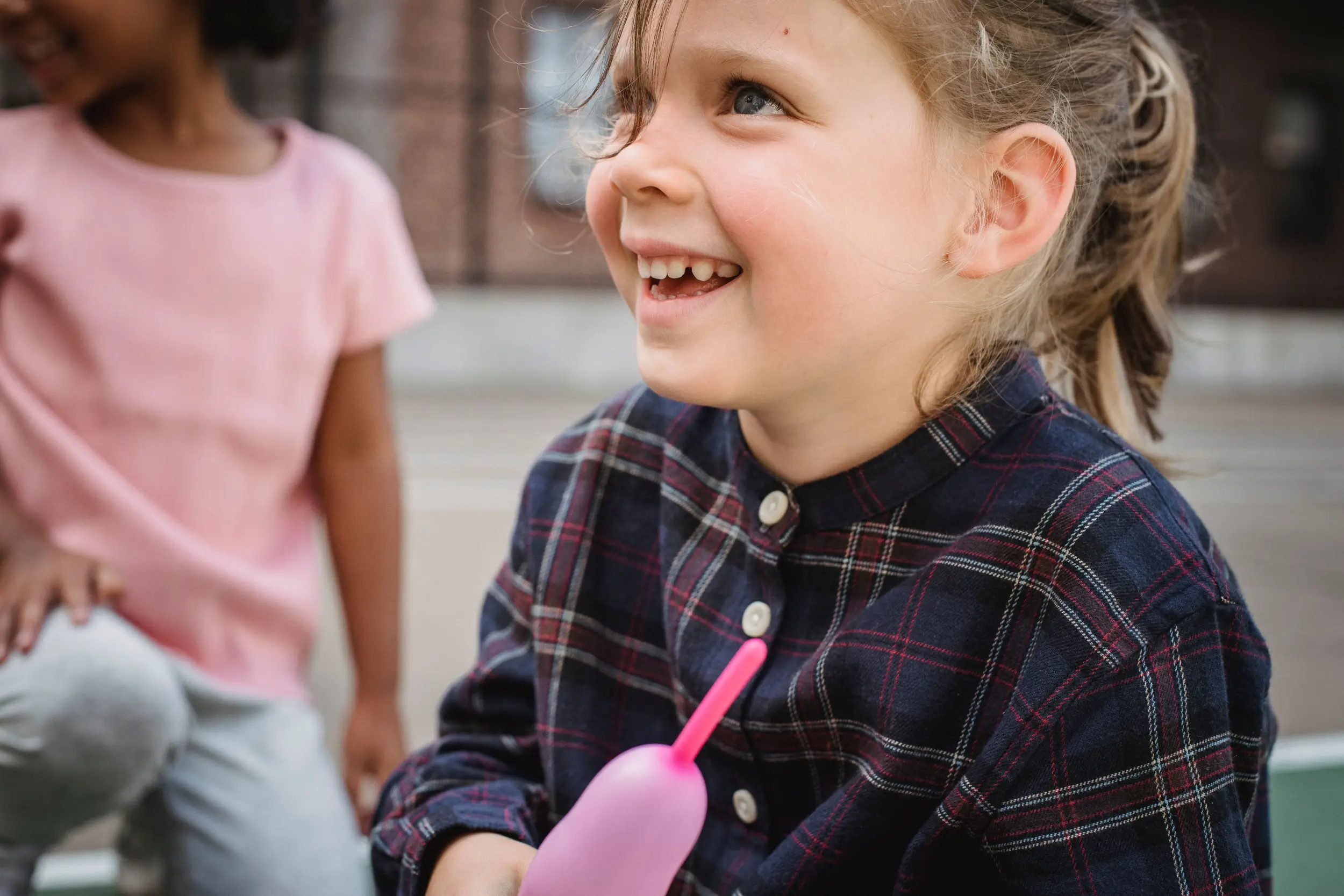Child laughing